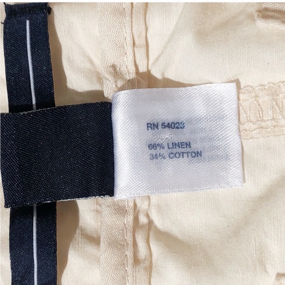 Gap Utility Cargo Skirt, Cream Linen Blend, Size 6 - Picture 12 of 13